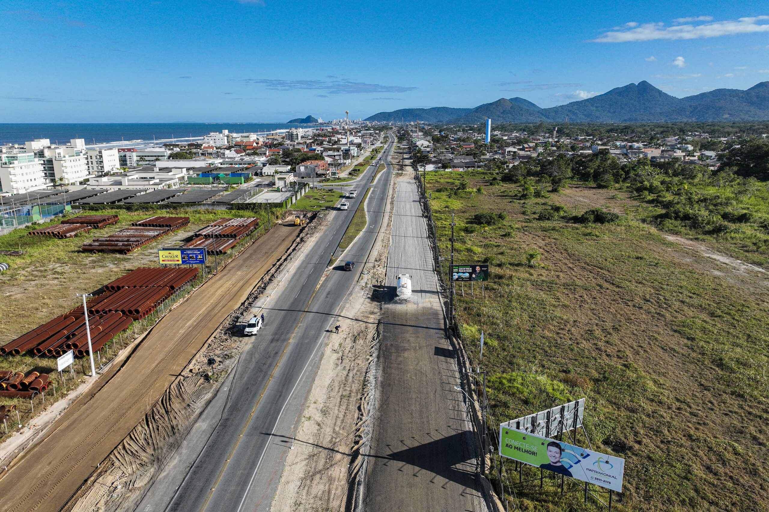 Duplicação da PR-412 em Matinhos melhora mobilidade no litoral do