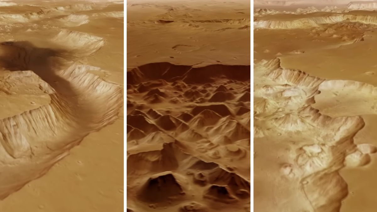 Animação da Mars Express leva a voo hipnotizante