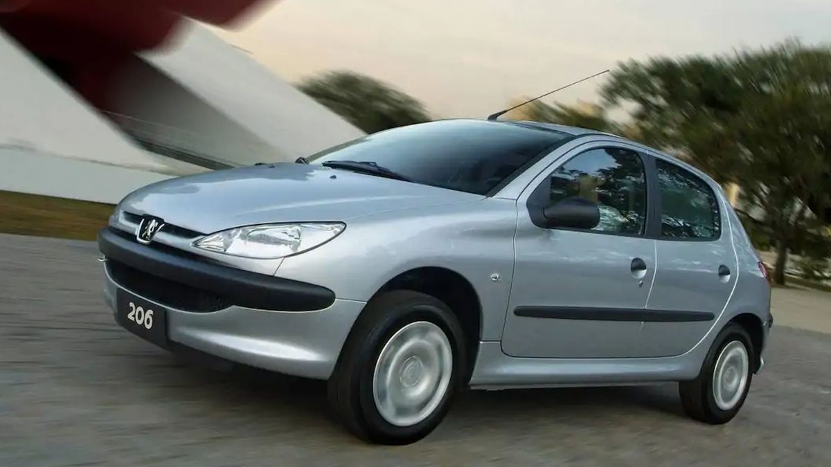Quanto custa um Peugeot 206 hoje com inflação corrigida