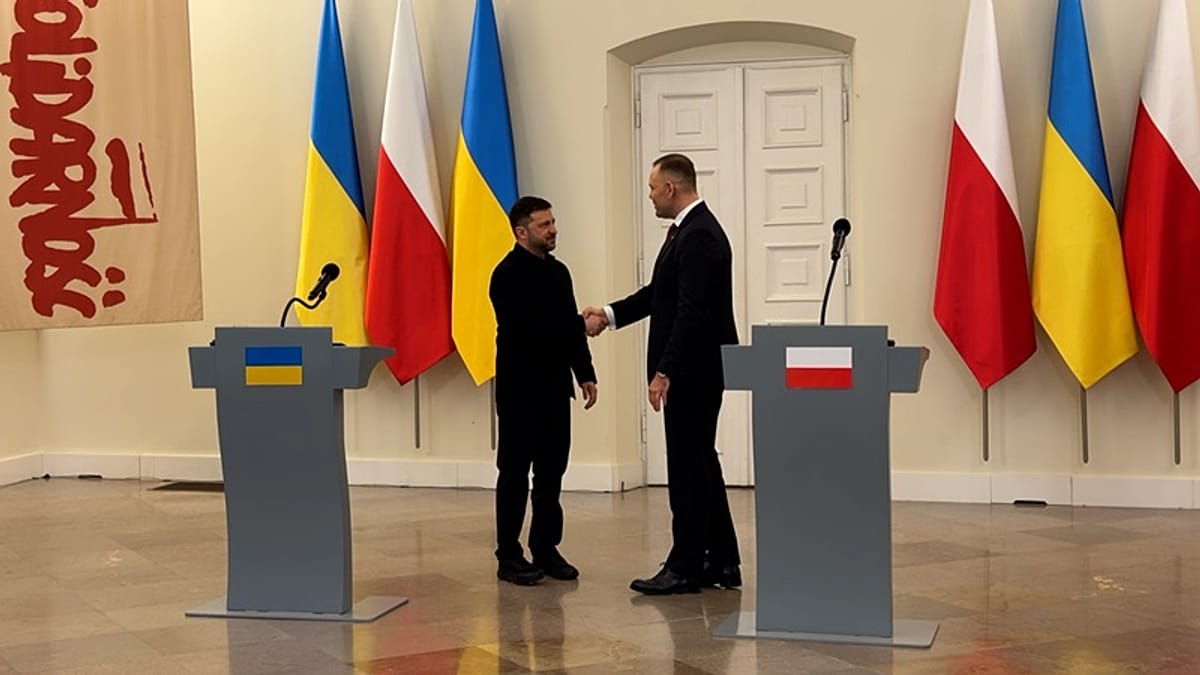 Presidente polaco: visita de Zelenskyy a Varsóvia é má notícia para