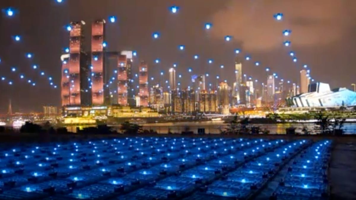 China: um PC controla milhares de drones