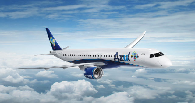 Embraer reduz pedido da Azul de E195-E2 pela metade