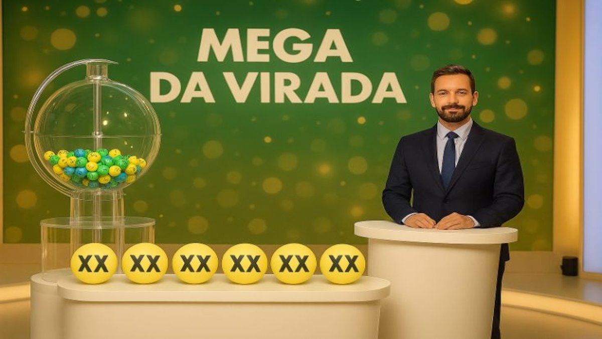 Sorteio da Mega da Virada 2025: assista aqui