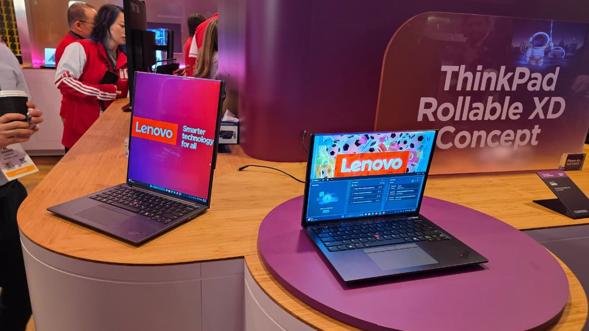 Lenovo lança notebook com tela rolável de 16 polegadas