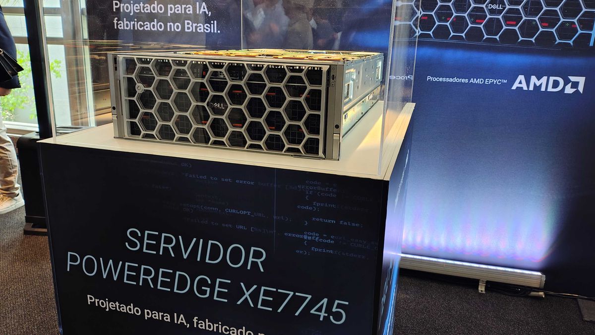Dell lança servidor PowerEdge XE7745 com produção nacional