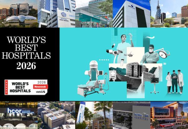 Hospitais brasileiros no ranking mundial da Newsweek 2026