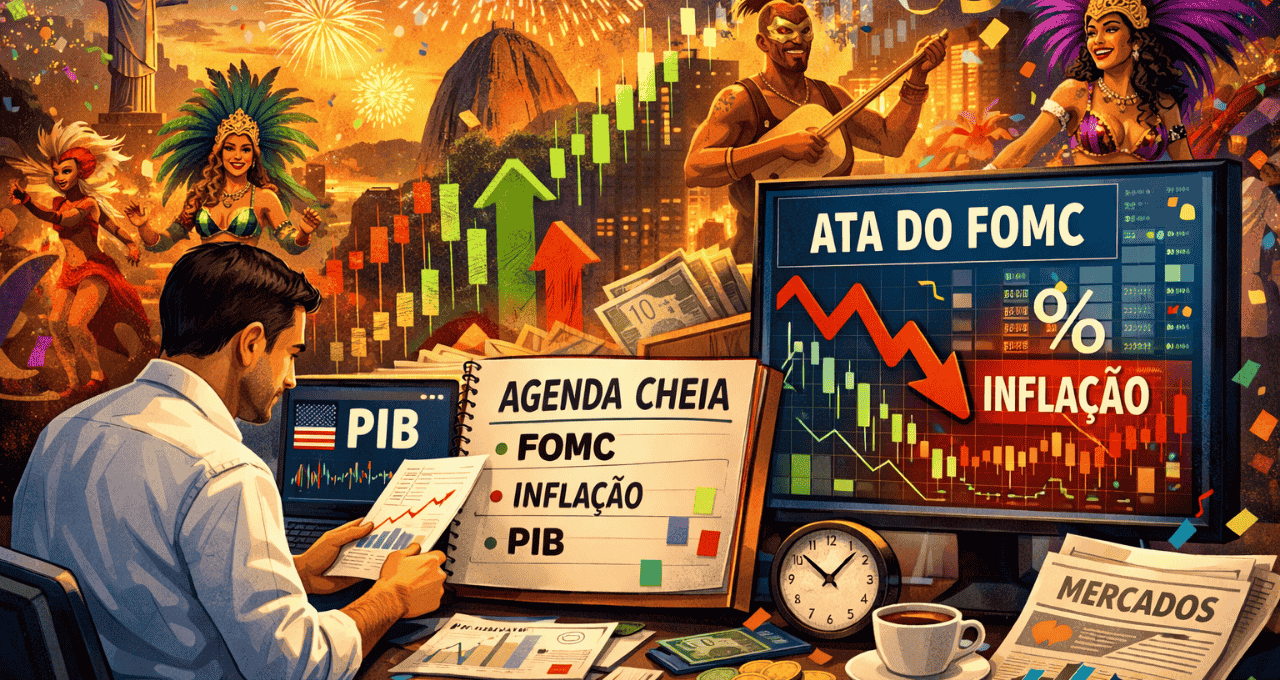 Carnaval agitado: PIB, Fomc e inflação movimentam mercados