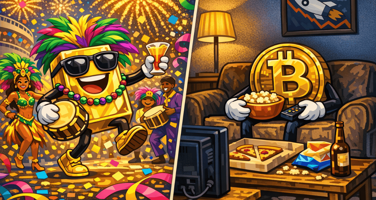 Ouro é namoro e bitcoin é carnaval? Destaques da semana