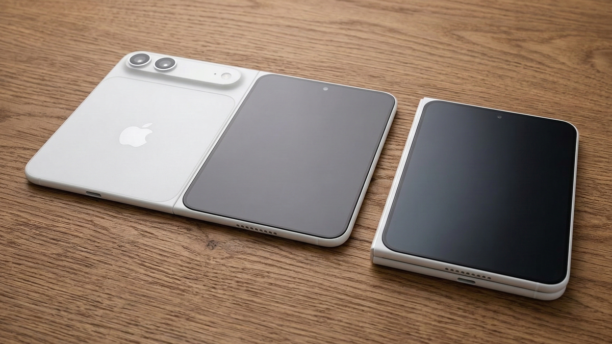 Vazamento do iPhone Fold revela visual do dobrável