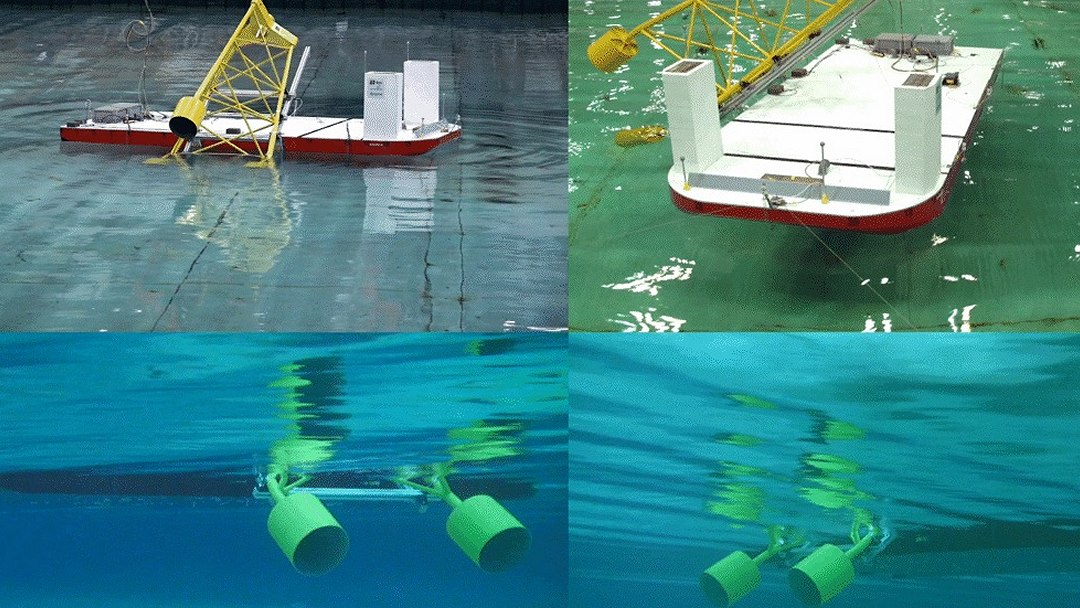 Instalação de turbinas eólicas offshore sem guindaste gigante