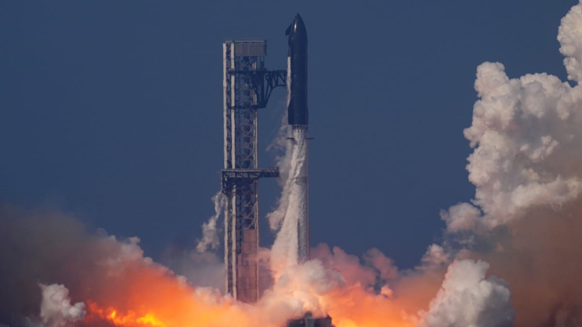 Starship da SpaceX explode no oceano Índico após amaragem