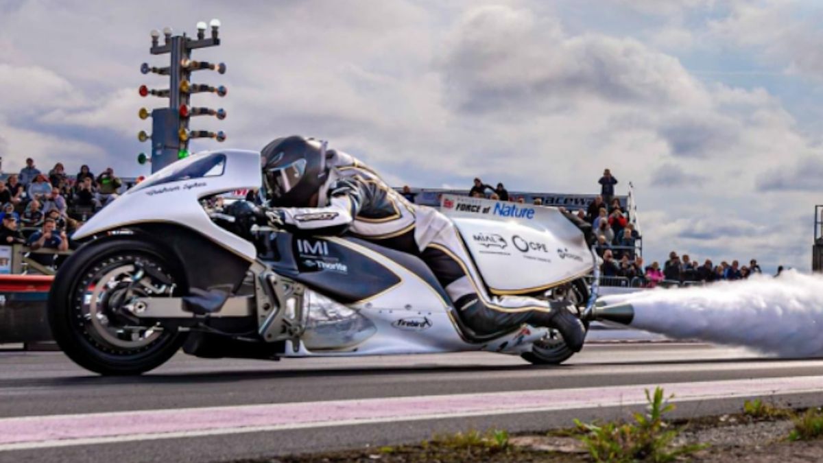 Force of Nature: moto a vapor rápida rivaliza com F1