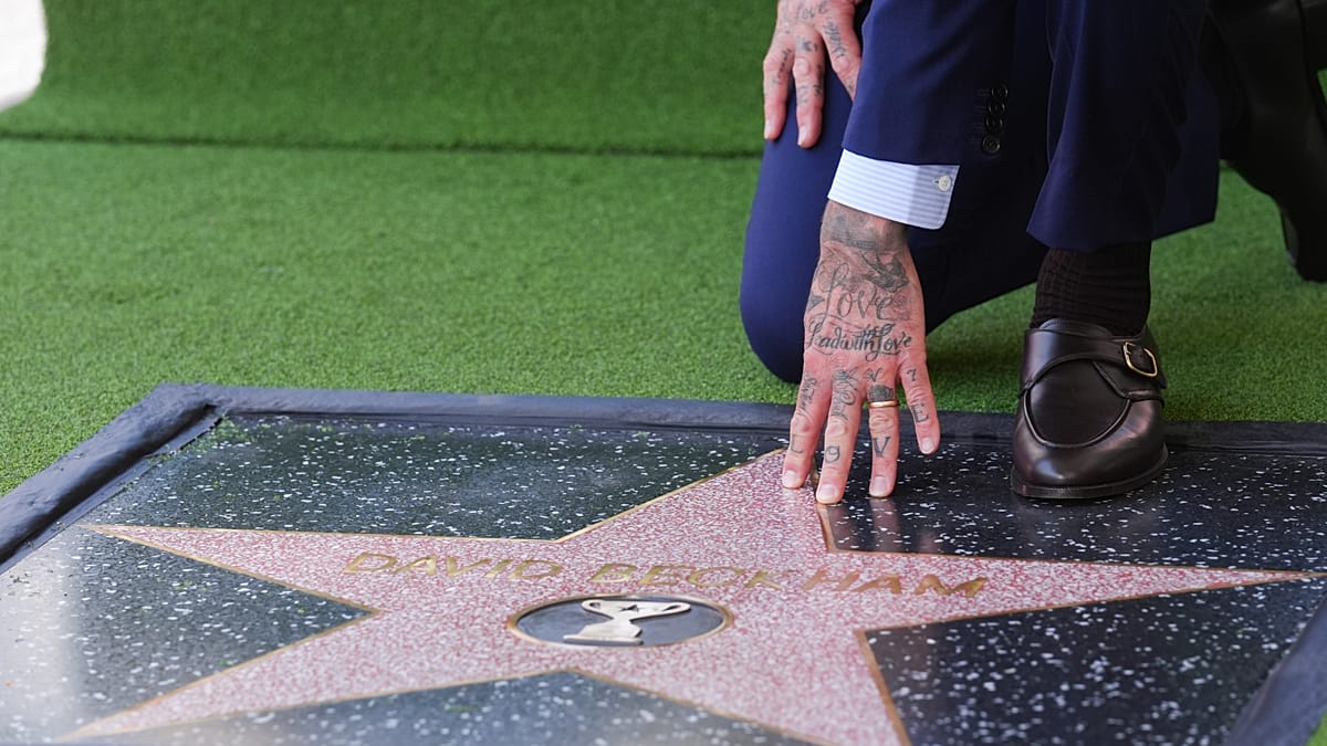 David Beckham ganha estrela no Passeio da Fama de Hollywood