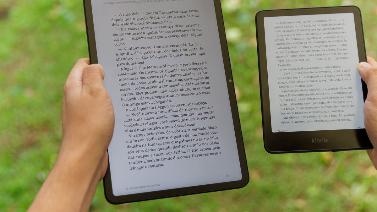 Tablet ou Kindle: qual cansa menos a vista na leitura?