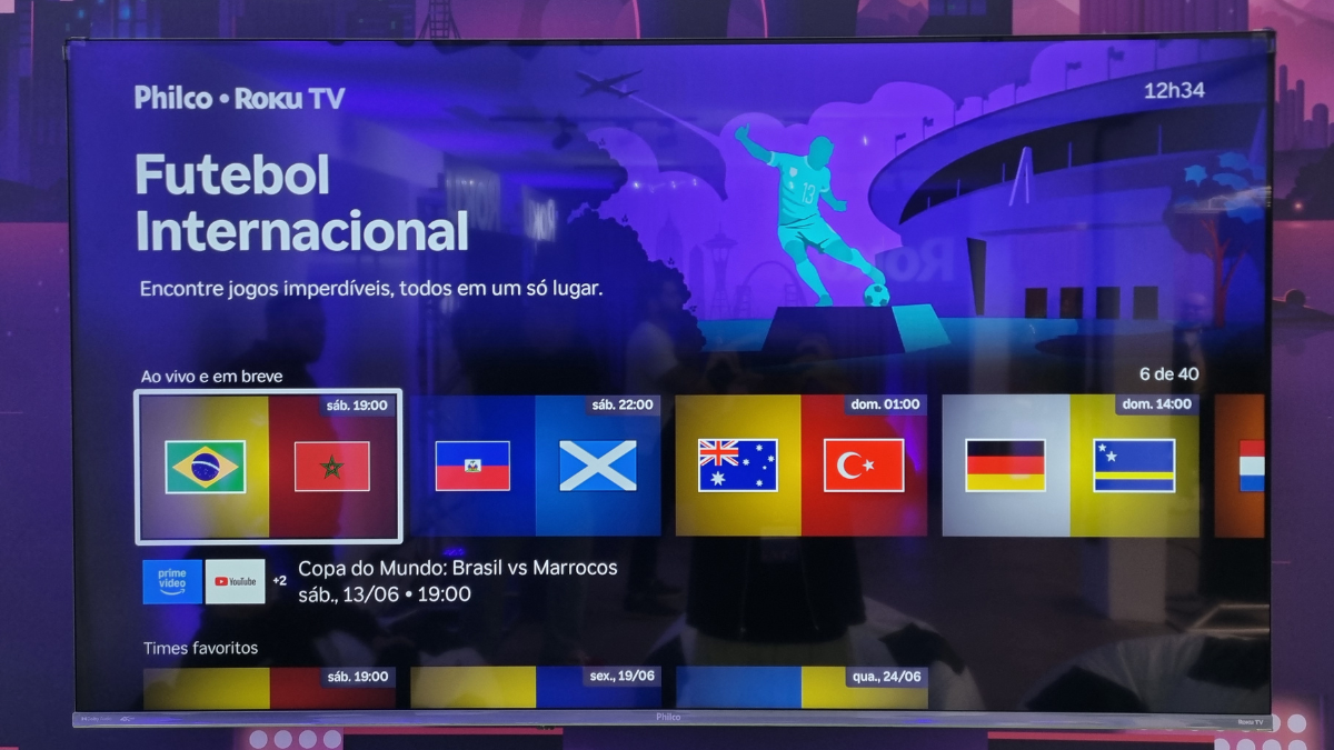 Copa do Mundo Roku: hub reúne transmissões em um só lugar