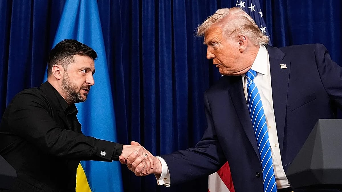 Zelenskyy e Trump discutem apoio à Ucrânia na Casa Branca