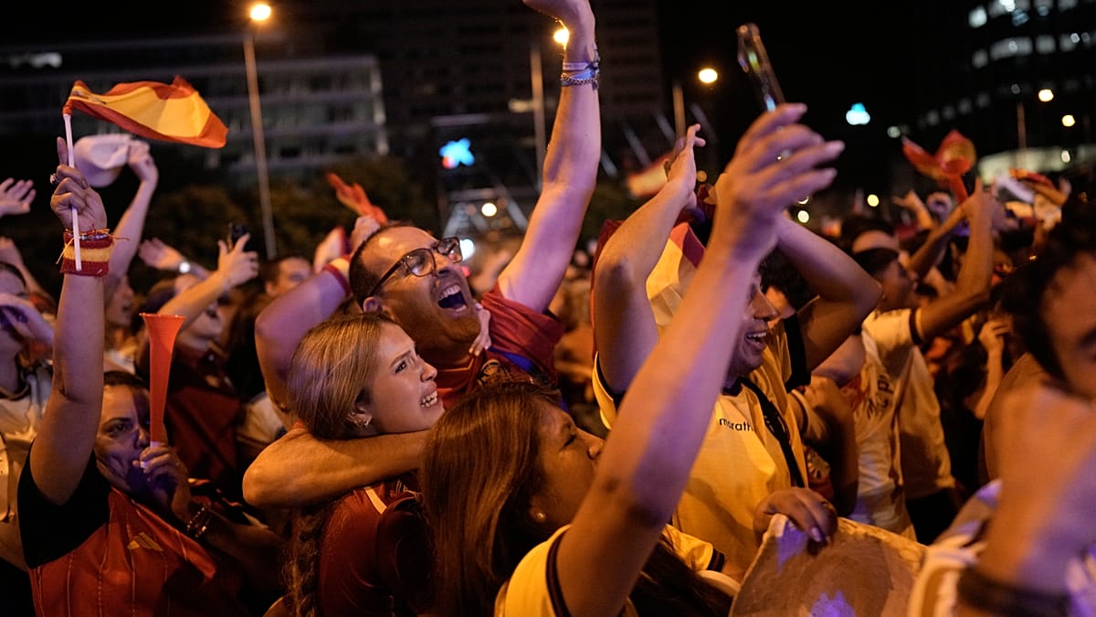 Espanha Mundial 2024: festa nas ruas após vitória na final