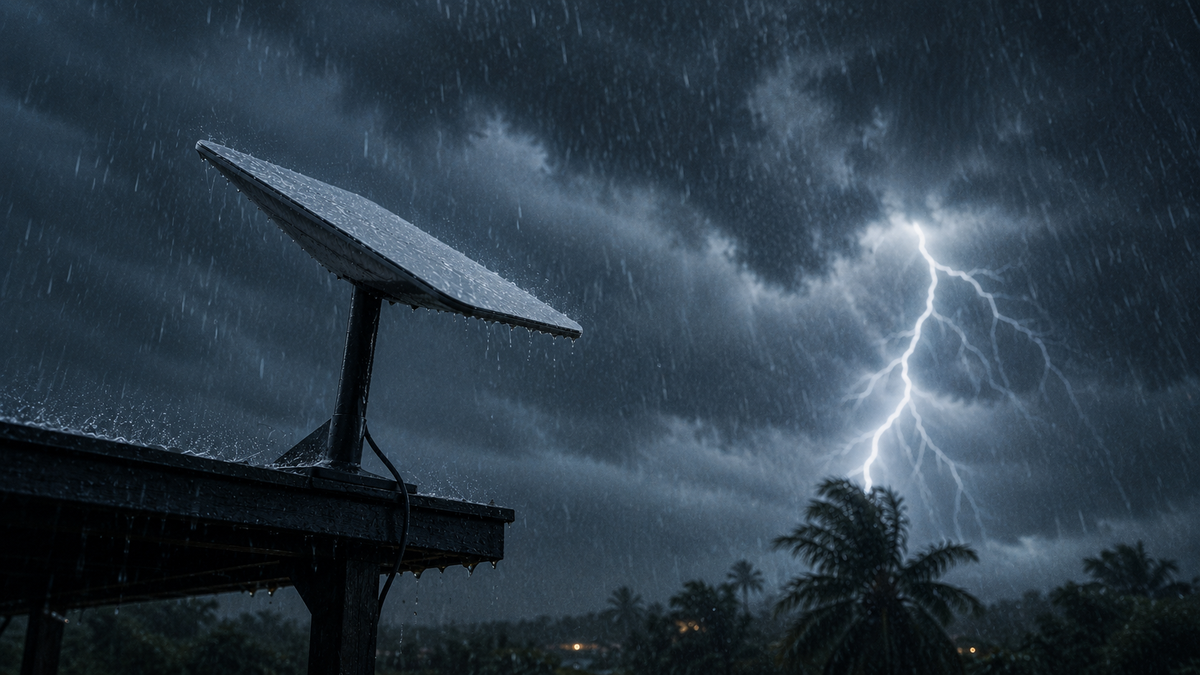 Starlink funciona na chuva forte? Veja o que usuários descobriram