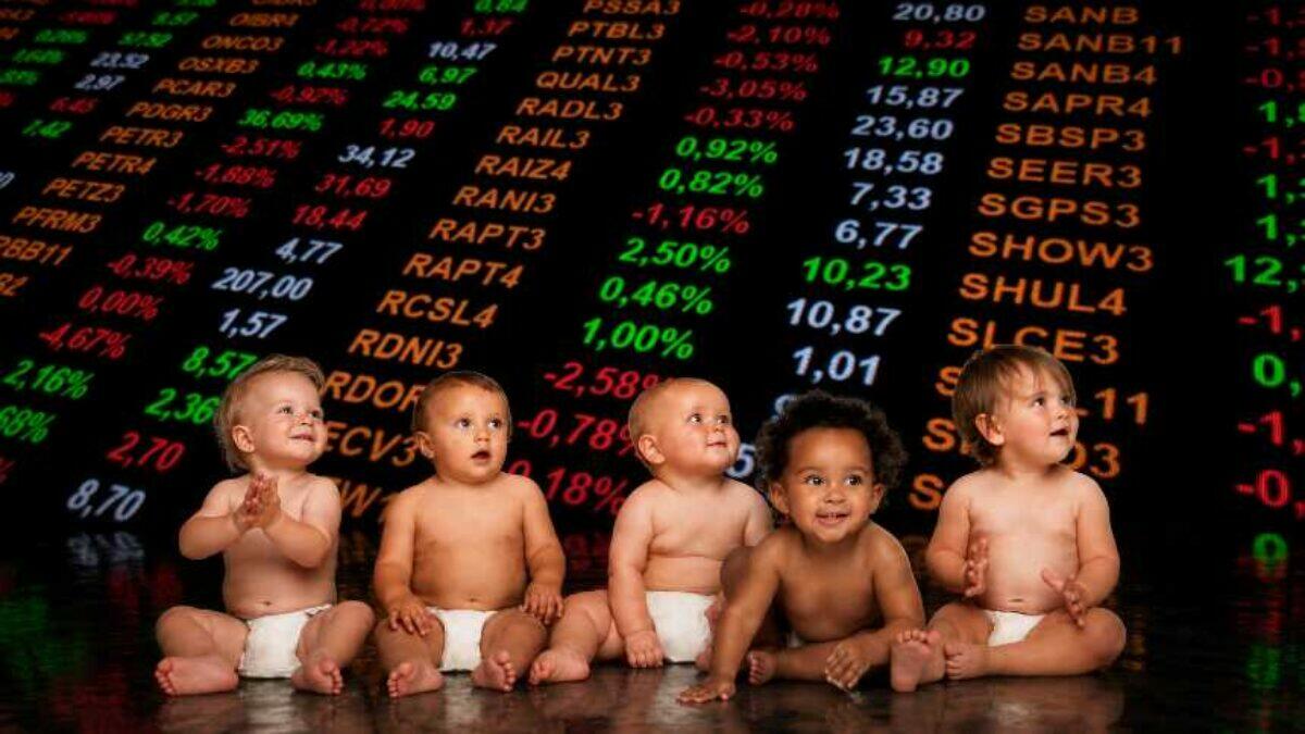Grupo propõe ações para recém-nascidos na Bolsa Ibovespa