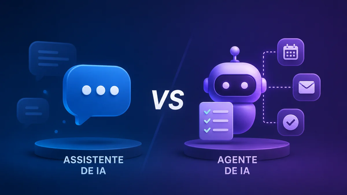 Diferença entre assistente e agente de IA: entenda a autonomia