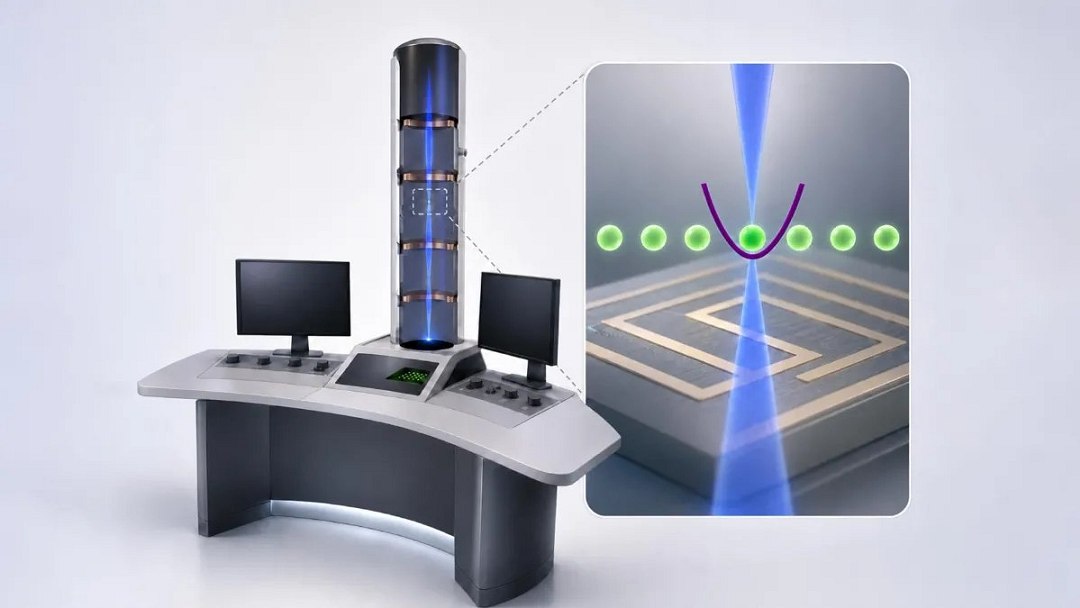 Microscópio eletrônico integrado a computador quântico