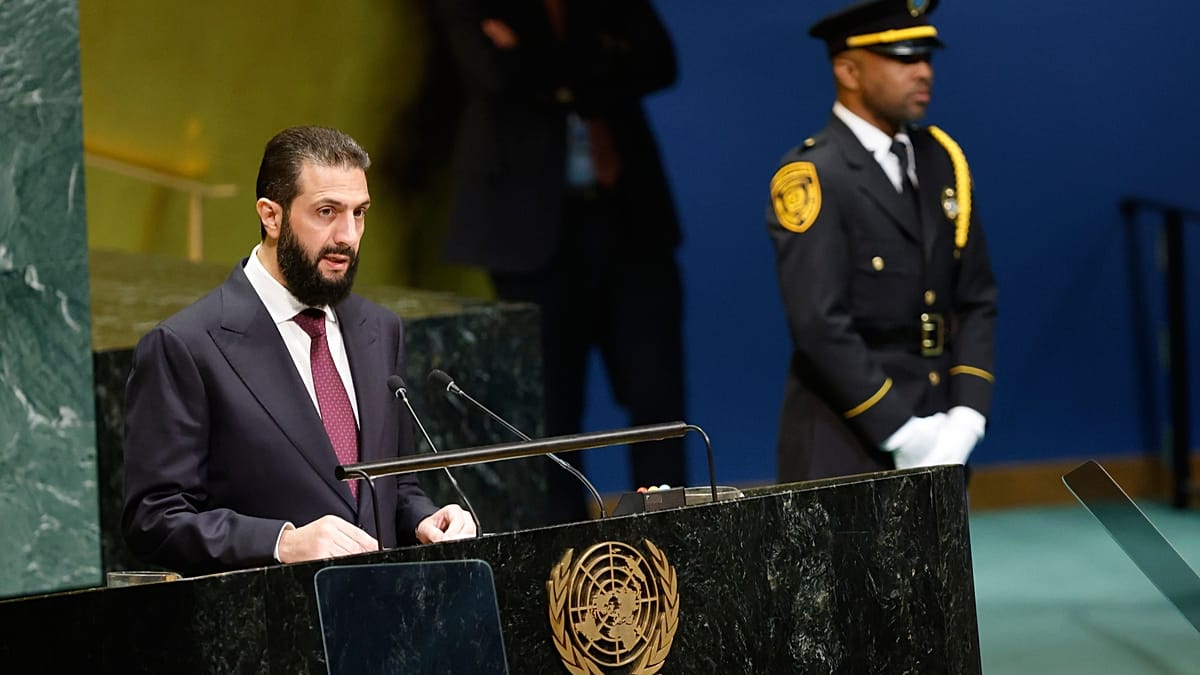 Golã é território sírio: Al-Sharaa promete na ONU