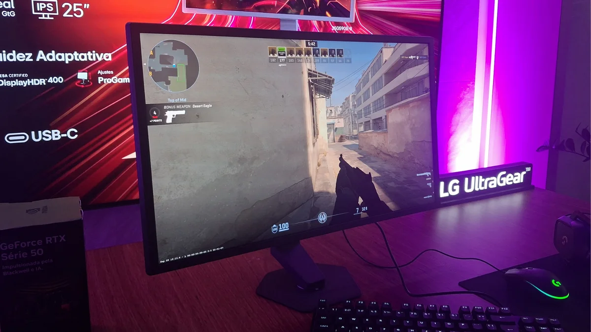 LG planeja lançar monitor 1000Hz no Brasil em 2026