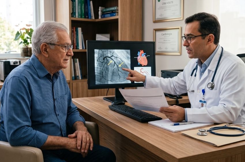 Riscos cardíacos da Covid em idosos após alta hospitalar