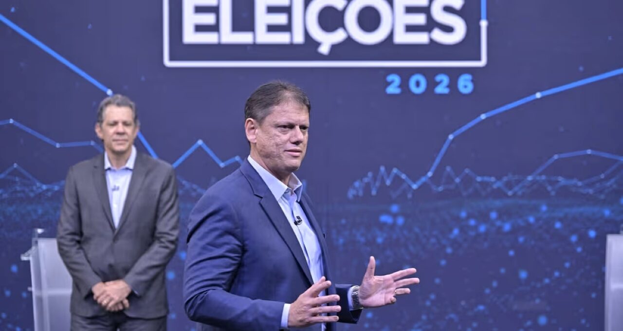 Tarcísio tem 55,2% e Haddad 41% em São Paulo, diz AtlasIntel