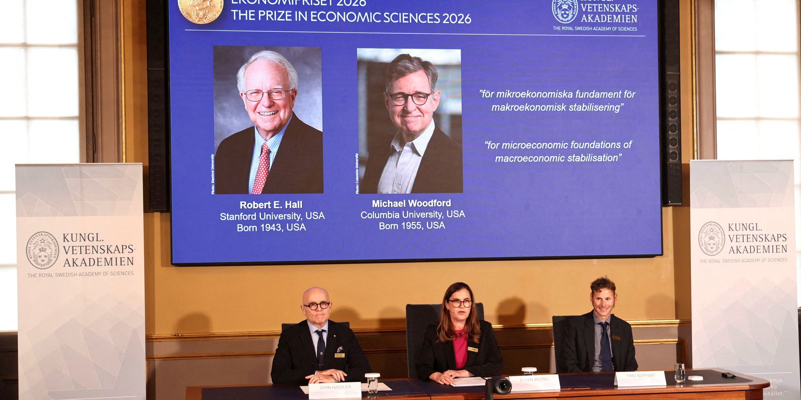 Norte-americanos ganham Nobel de Economia por modelos