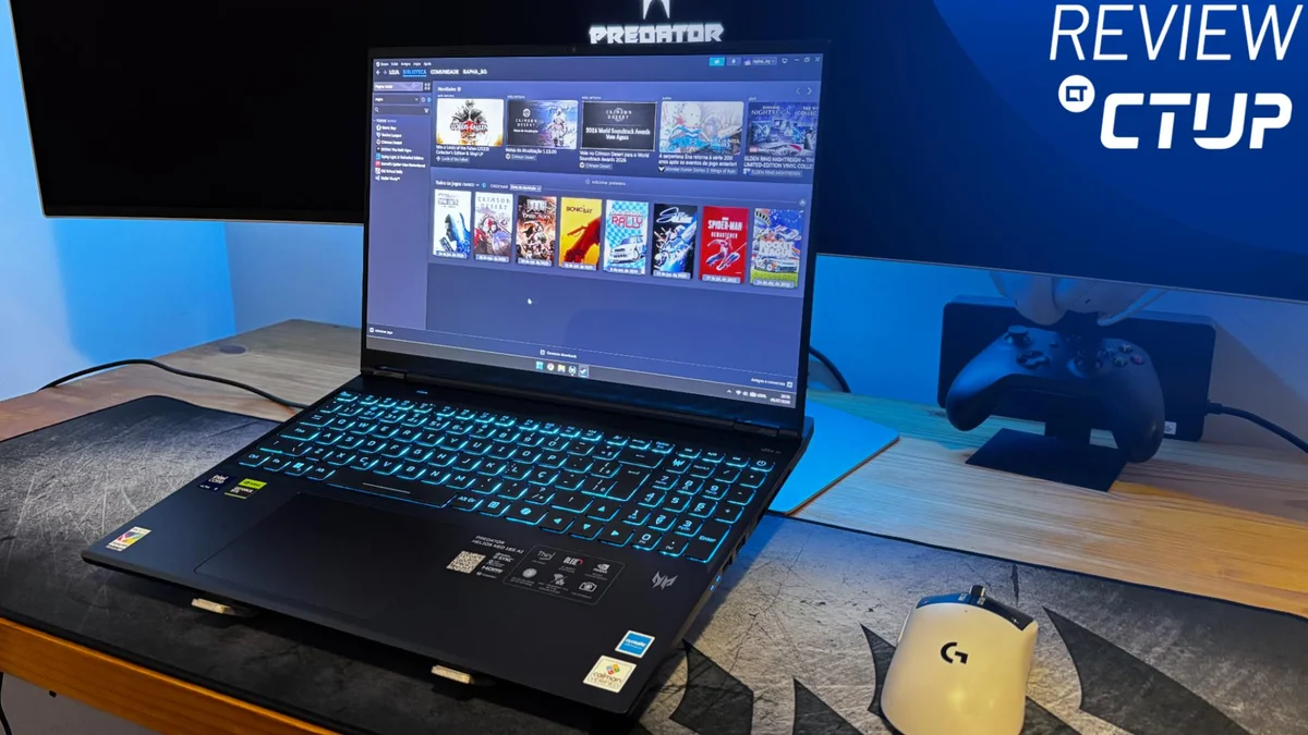 Acer Predator Helios 16S: potência e tela OLED
