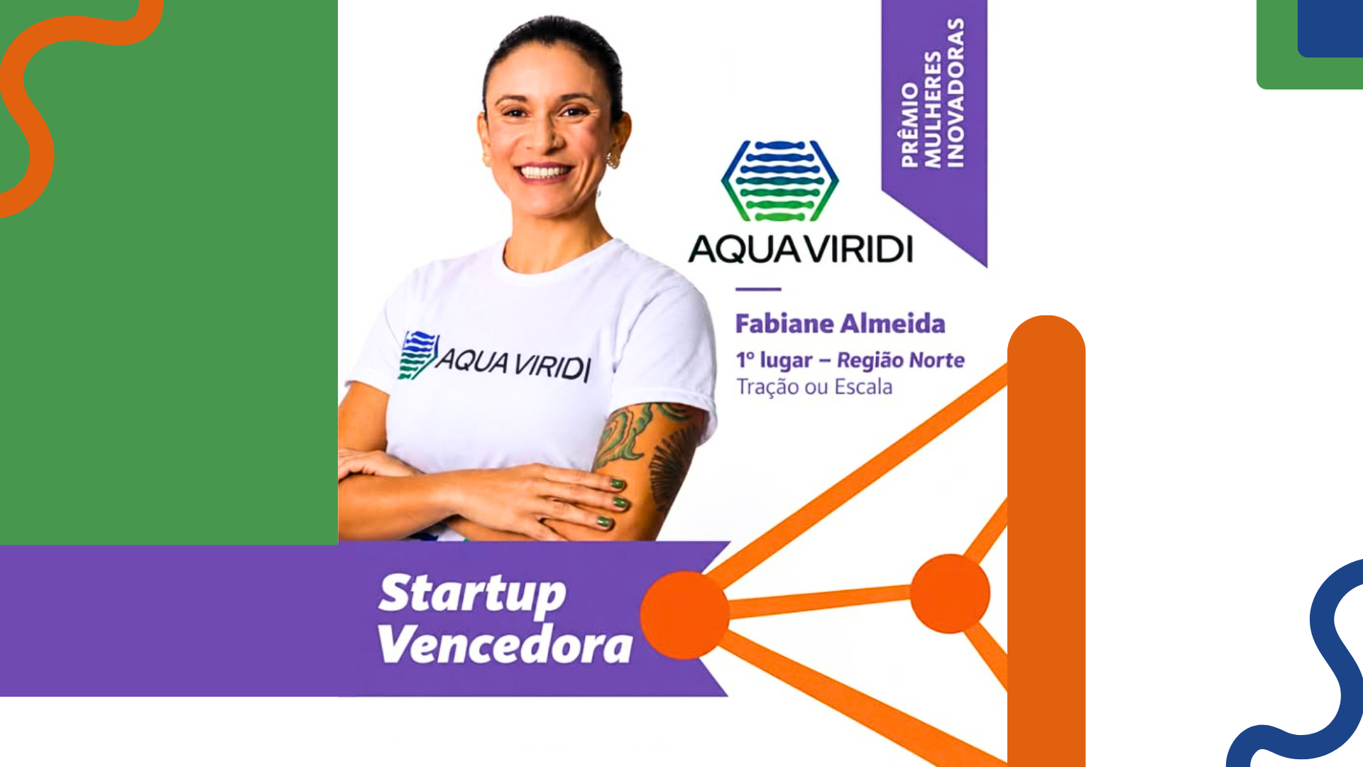 Startup Aqua Viridi vence etapa Norte do Prêmio Mulheres Inovadoras
