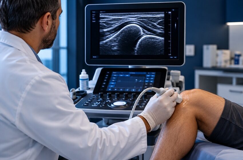 Ultrassom com joelho em movimento pode substituir ressonância