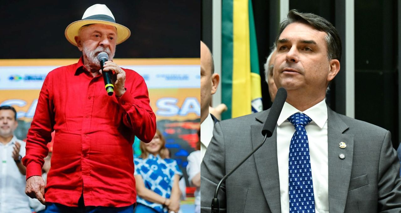 Flávio Bolsonaro tem 48,2% e Lula 47,9%, aponta Futura